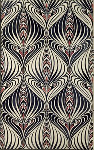 Ontwerp voor een bedrukt textiel, 1928 door Douglas B. Cockerell